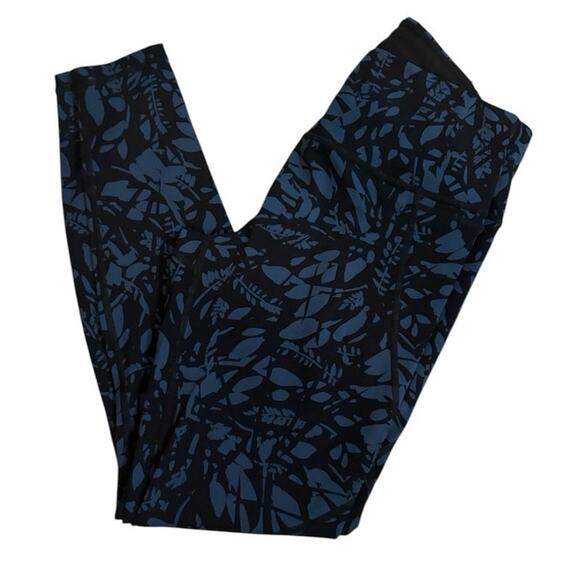 Sweaty Betty Power Leggings Full Length Dark Blue Black Size 8-10 - Picture 1 of 5